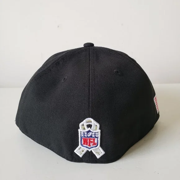 New Era Houston Texans Salute to Service 59Fifty Camo Hat Cap Fitted 7 1/2 - Picture 5 of 9